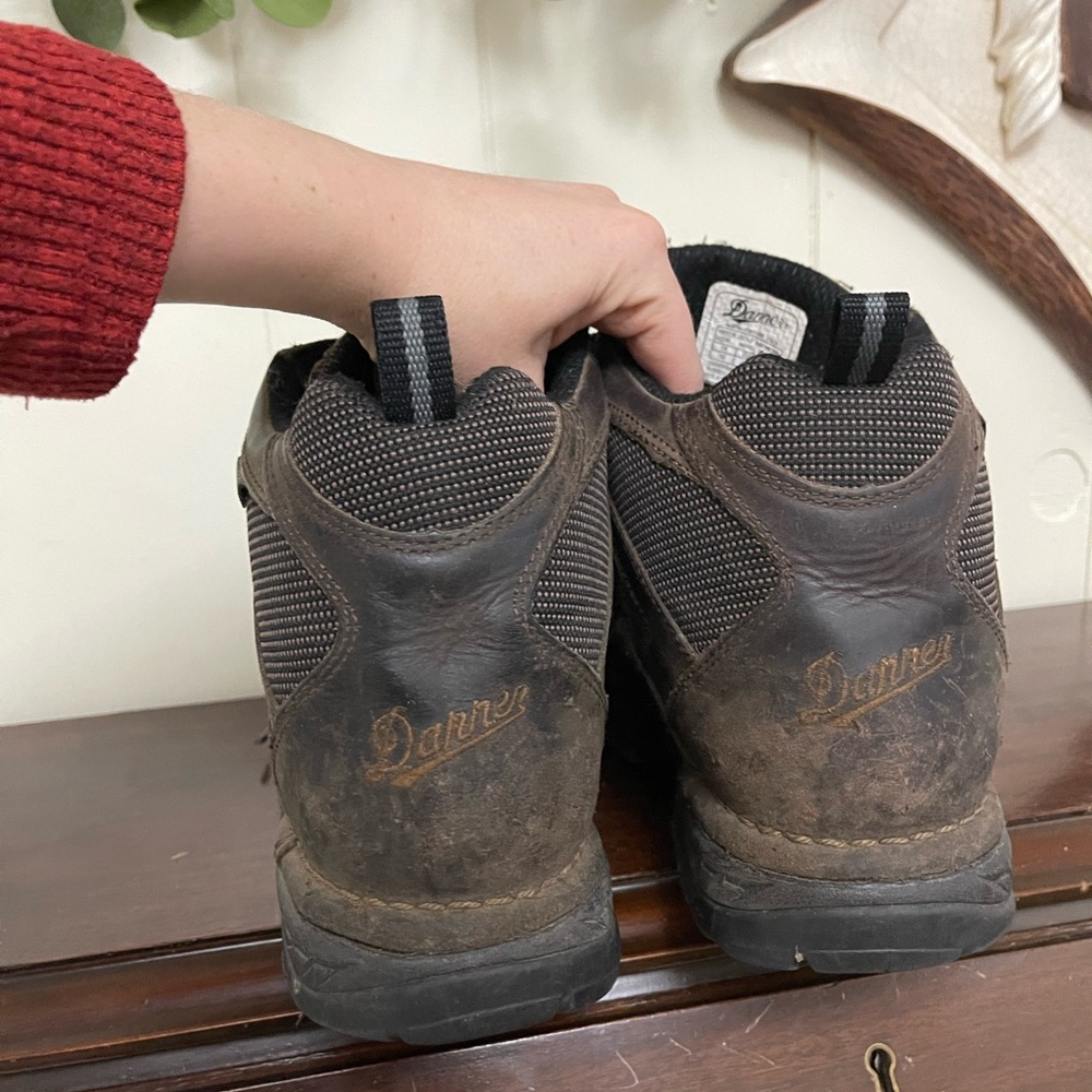 DANNER Men's Radical 452 Dark Brown Leather GORE-TEX 5.5” Hiking Boots Size 10 - Picture 10 of 11